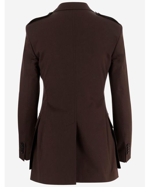 Tagliatore Brown Stretch Cotton Jacket
