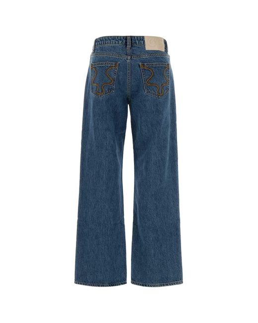 Cult Gaia Blue Denim Rosella Jeans