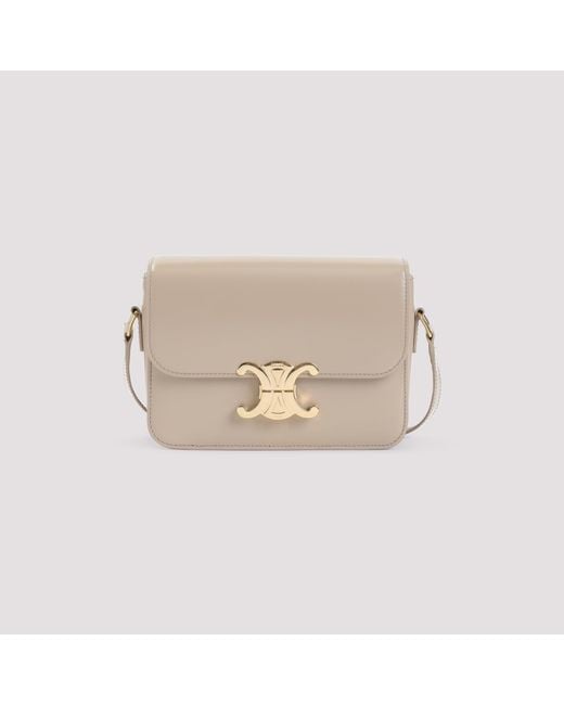 Céline Natural Mini Triomphe Handbag