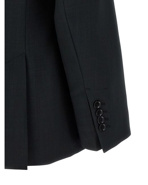 AMI Wool Blazer in het Black voor heren