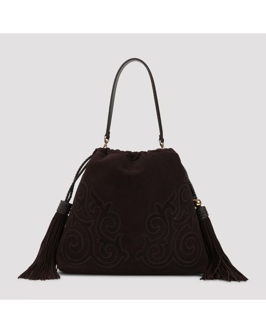 Etro Black Kalispera Medium Bag