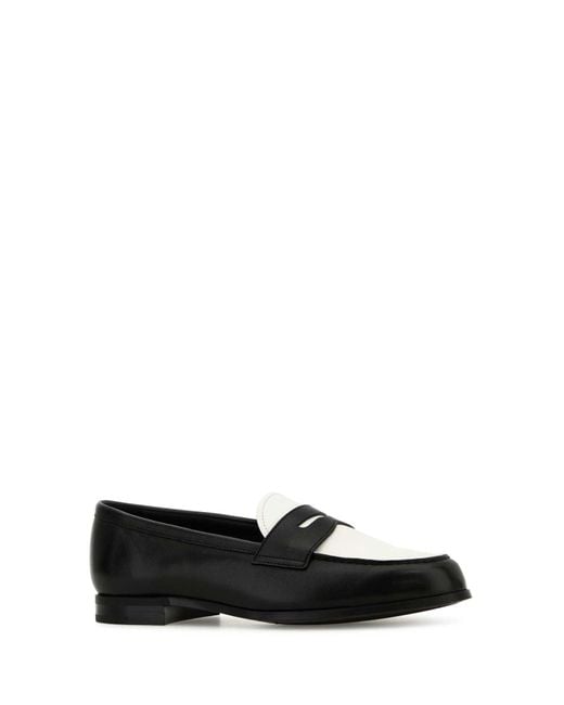 Church's Black Lamb Leather Natalie Loafers