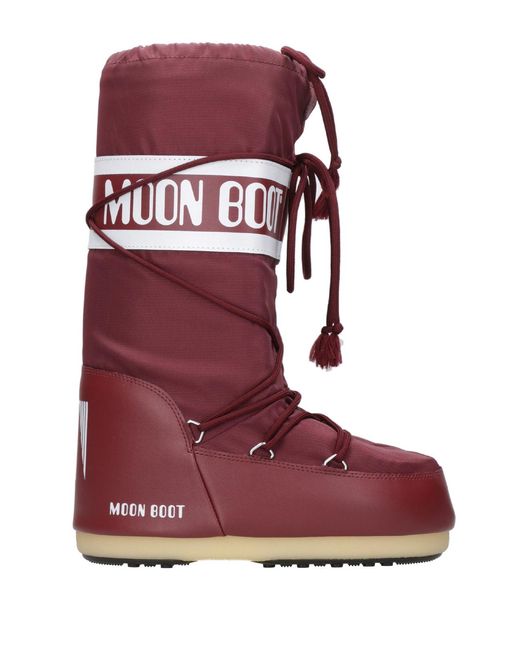 Moon Boot Red Stiefel Bordeaux