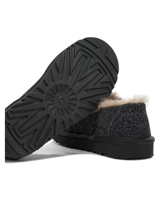Ugg Black Loafer und Hausschuhe