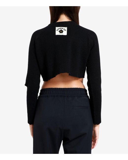 A PAPER KID Black Sweaters