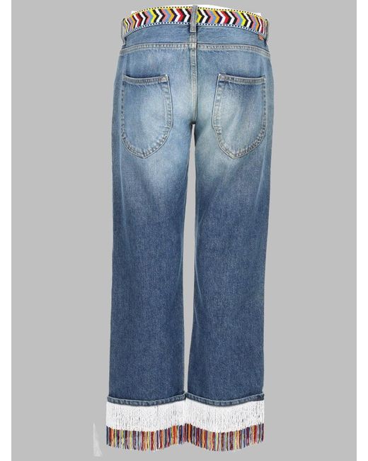 Alanui Blue Mini Jeans