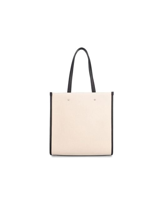 Jimmy Choo Natural Canvas Tote Bag