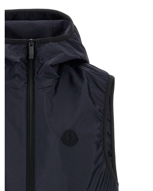 Moncler 'moretaans' Vest in het Blue voor heren