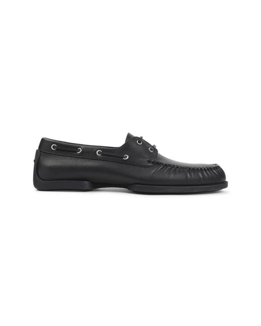 Jil Sander Black Calf Leather Loafers