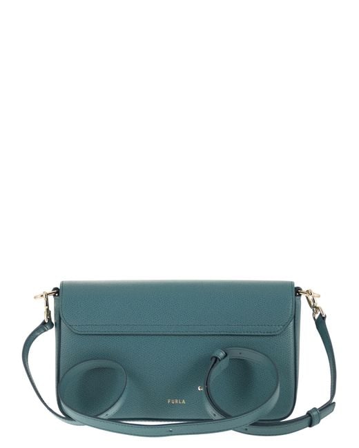 Furla Green Iride Shoulder Bag S