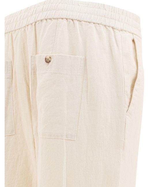 Vince Natural Hemp Trousers for men