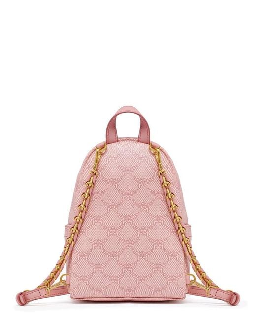 MCM Pink X-Mini Stark Bebe Boo Backpack