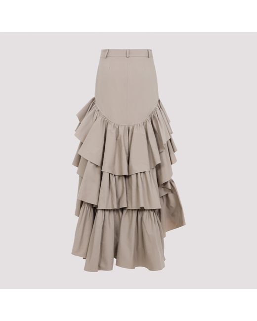 Moschino Brown Long Skirts Nude & Neutrals