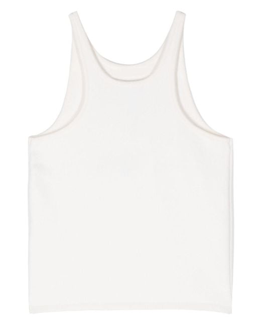 Max Mara White Wool Top