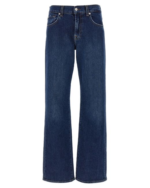7 para todos los jeans 'tess' de la humanidad 7 For All Mankind de color Blue