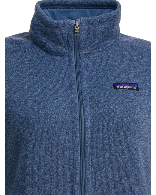 Patagonia Sweatshirt Met Rits "better Sweater". in het Blue