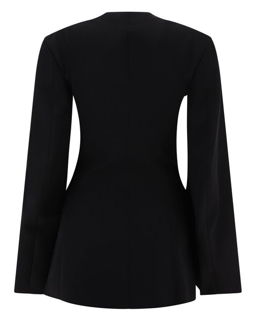 La mini robe Attico The Attico en coloris Black