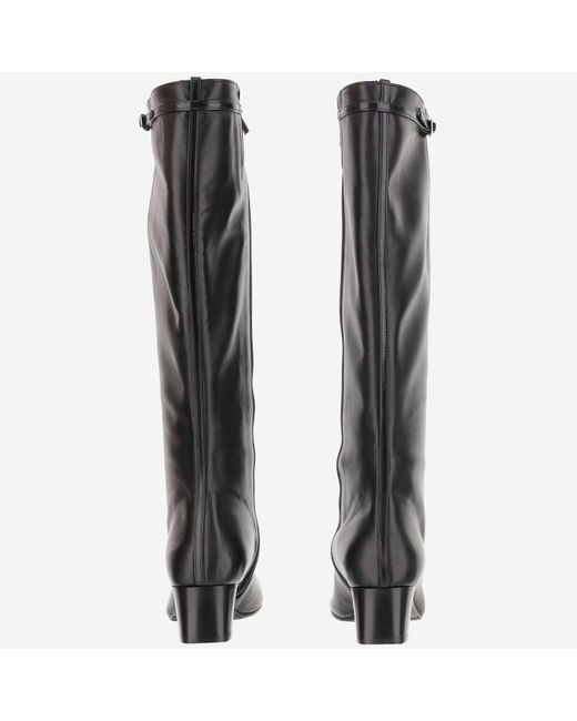 CAREL PARIS Black Leder Starterstiefel