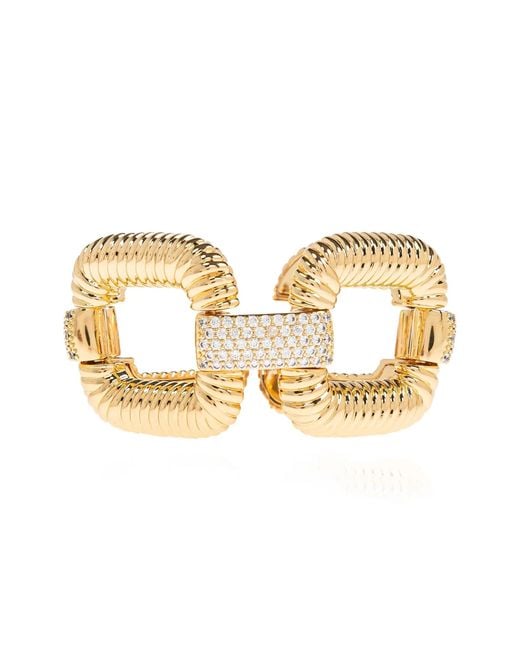 Self-Portrait Metallic Knocker Bracelet
