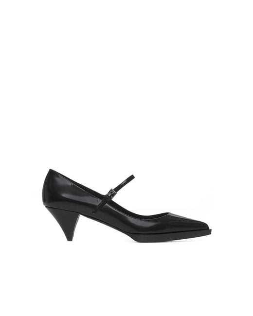 Prada Black Leather Pumps