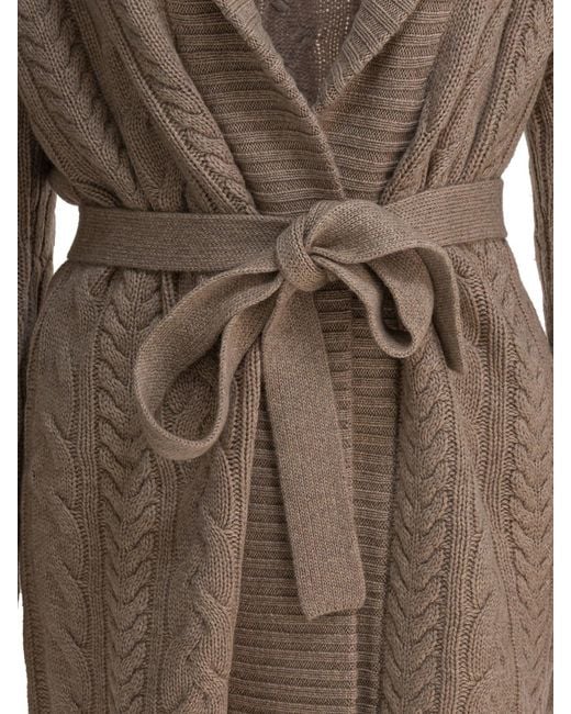 MaxMara S Cárdigan de lana y cachemira Max Mara de color Brown