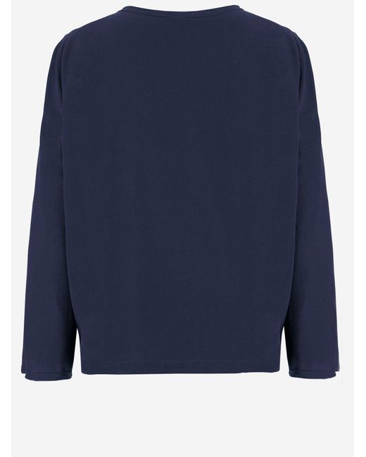 Q-WINS Blue Silk Knit