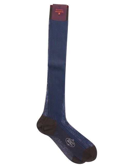 Gallo Blue Baumwolle lange Socken