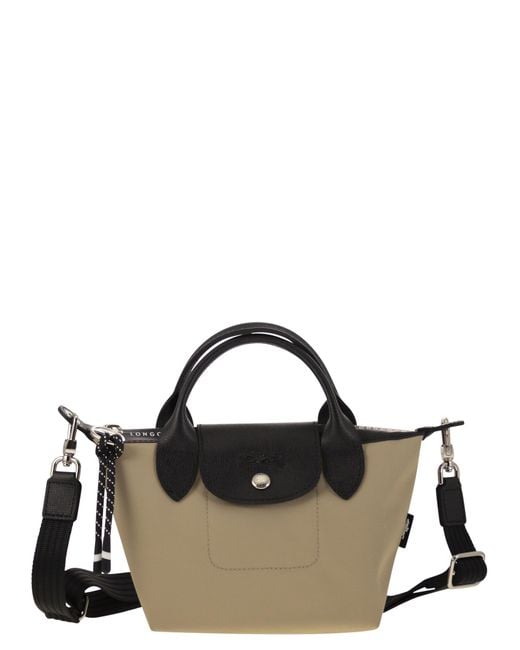 Longchamp Black Le Pliage Energy Bag With Handle Xs