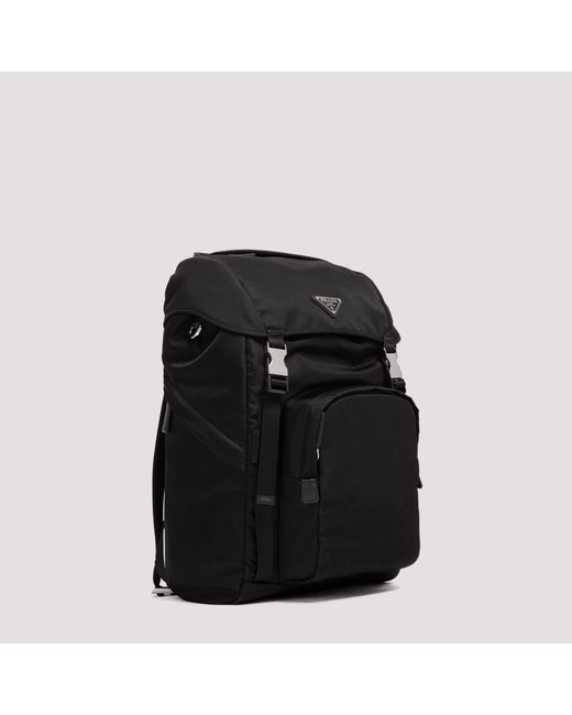 Prada Black Nylon-Rucksack