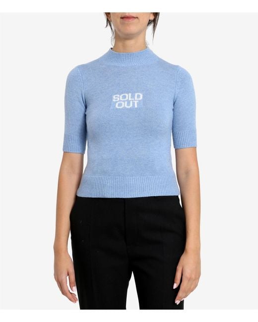 Sportmax Blue Sweaters