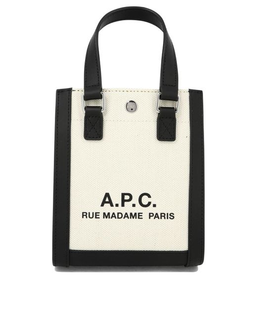 A.P.C. "camille 2.0 Mini" -tas in het Black voor heren
