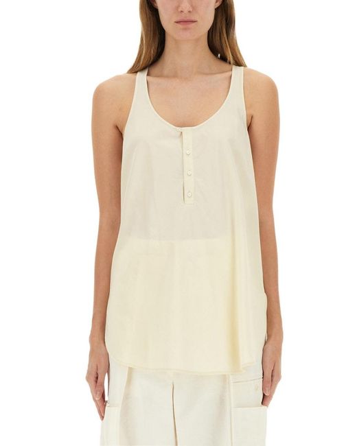 Lemaire Natural Bias Cut" Tank Top