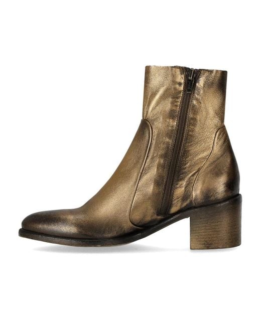 Strategia Brown Gemma Heeled Ankle Boot for men