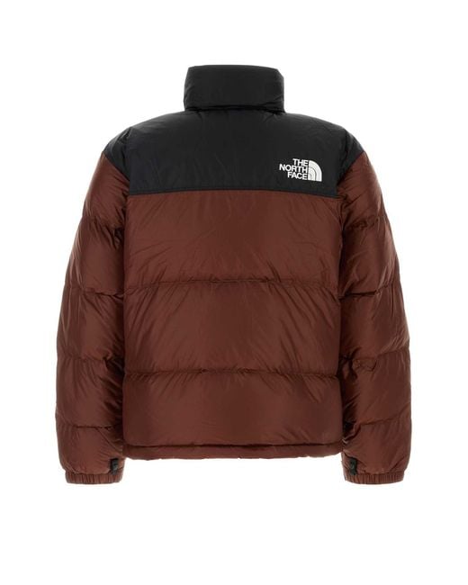 The North Face Brown Two-tone Nylon Down Jacket