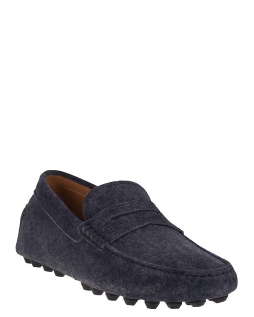 Tod's Blue Gommino Bubble Sole for men