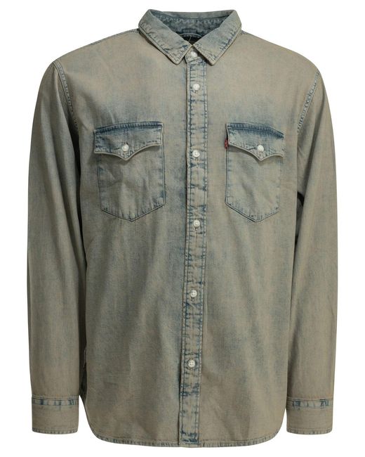 Levi's "westers" Casual Overhemd in het Green voor heren