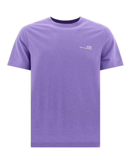 Camiseta de artículos A.P.C. de hombre de color Purple
