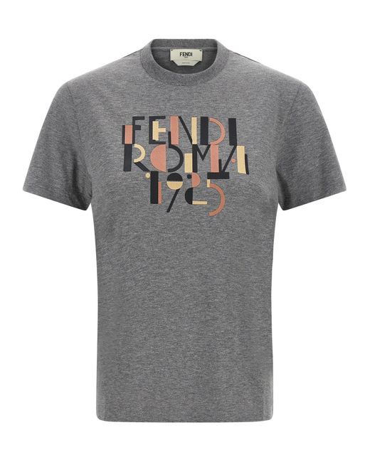 ' Roma 1925' Camiseta Fendi de color Gray