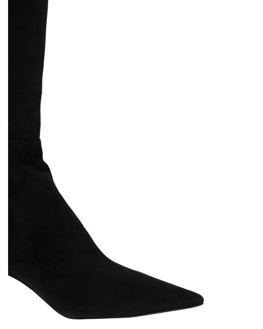 5050 Stuart 75 Knee High Boot di Stuart Weitzman in Black