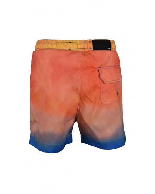 Amiri Orange Swim Shorts