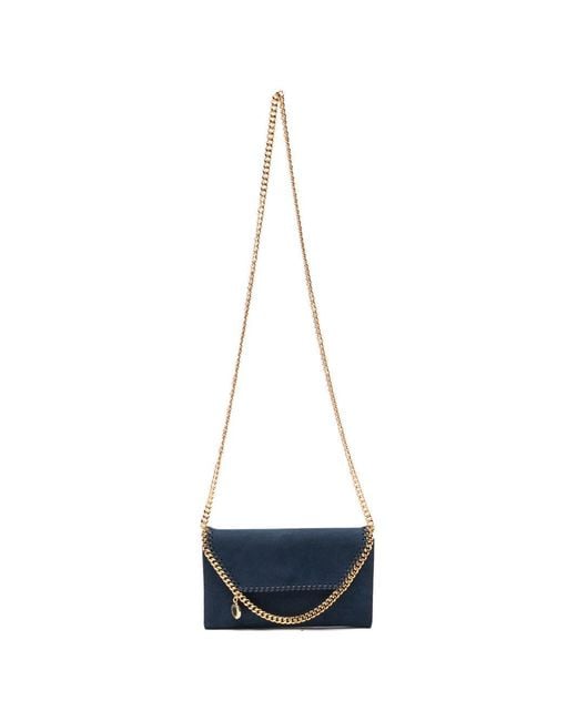 Stella McCartney White Falabella Chain-Trim Crossbody Bag