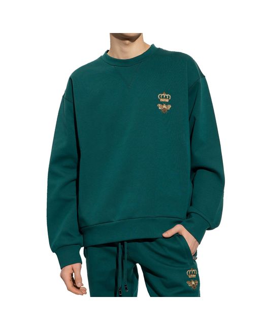 Dolce & Gabbana Katoenen Sweatshirt in het Green voor heren
