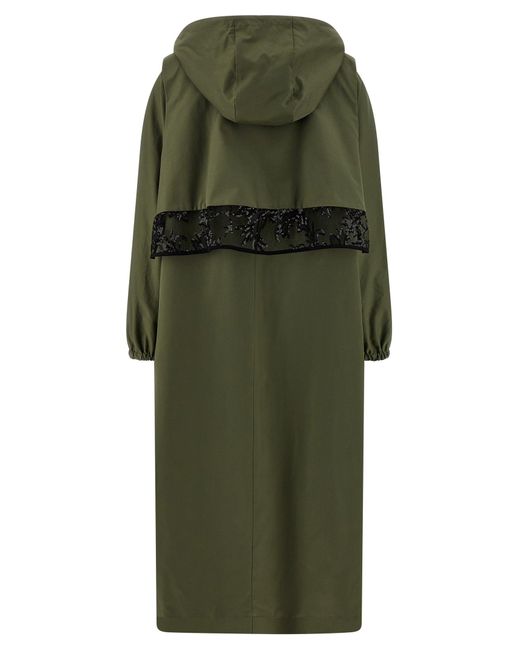 Le twins Green Incisa Coats And Trench Coats