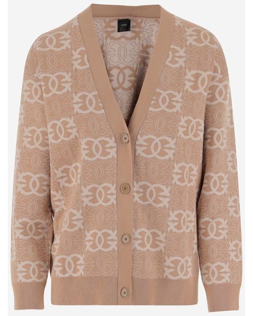 Pinko Natural Love Birds Knitwear