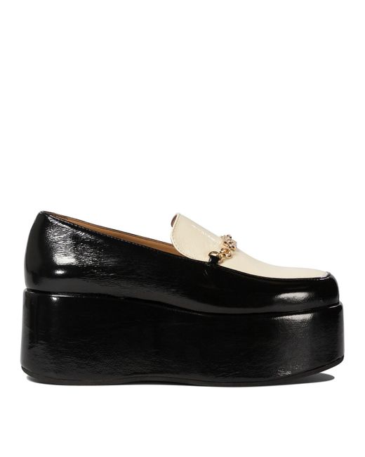 Ganni Black Wedge Loafers for men