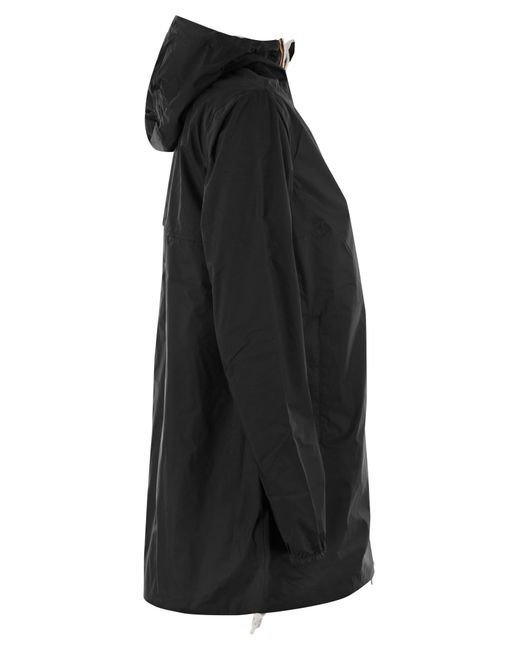 K-Way Black Sophie Plus Reversible Hooded Jacket