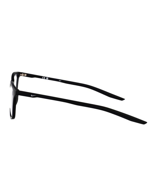 Nike Black Matte Acetate Glasses for men