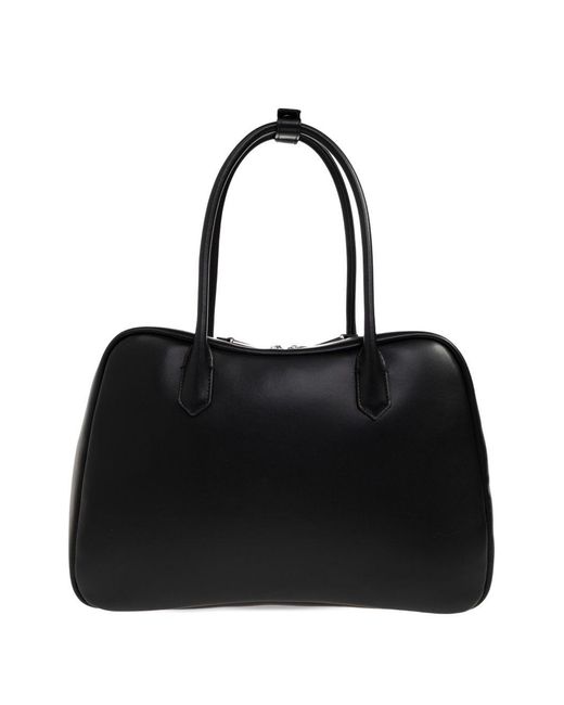 Emporio Armani Black Leather Shoulder Bag