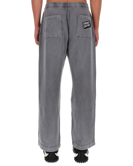 Versace Jeans Couture Gray Jogger Pants for men
