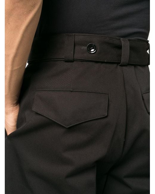 Jil Sander Black Cotton Trousers for men